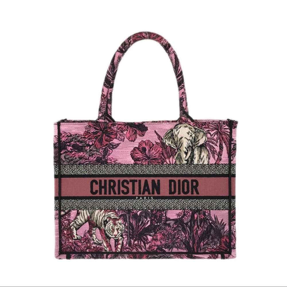 Dior Pink Toile de Jouy Tote Bag
